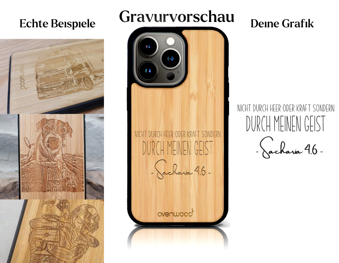 INDIVIDUEL iPhone 15 Pro Max bambou plastique